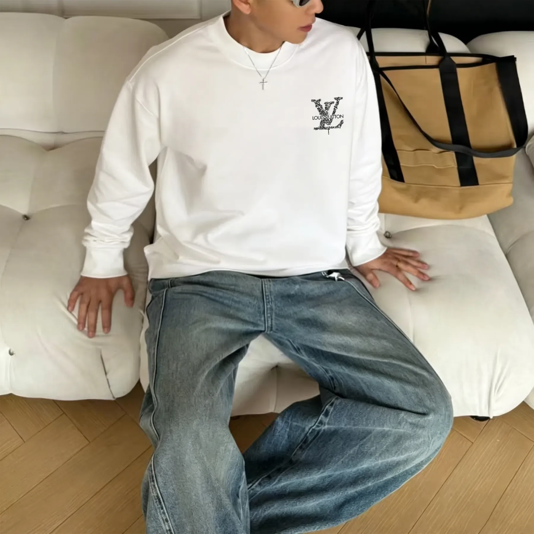 『S-5XL』大人の定番 合わせやすい ゆったり 春秋冬 プリント 快適 トレーナー