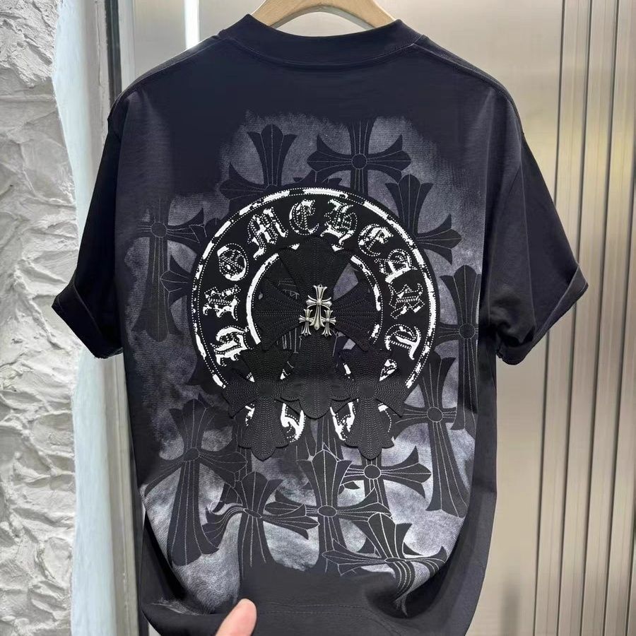 『S-XL』男女兼用の、夏にぴったりのプリント柄半袖Tシャツ