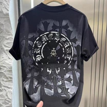 『S-XL』男女兼用の、夏にぴったりのプリント柄半袖Tシャツ