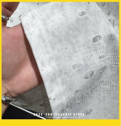 『M-4XL』メンズ高級刺繍入り半袖コットンタイダイモンスター半袖シャツ、新しい夏スタイル。