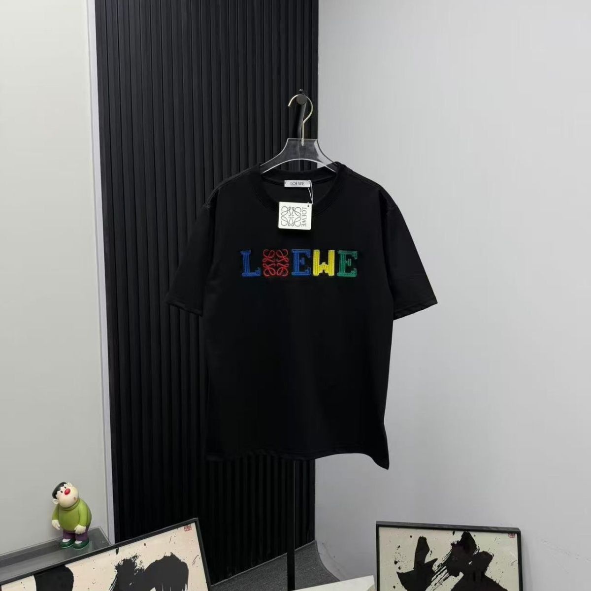 【S-2XL】人気のスーパーマリオコラボレーション半袖Tシャツ（男女兼用、刺繍入り）