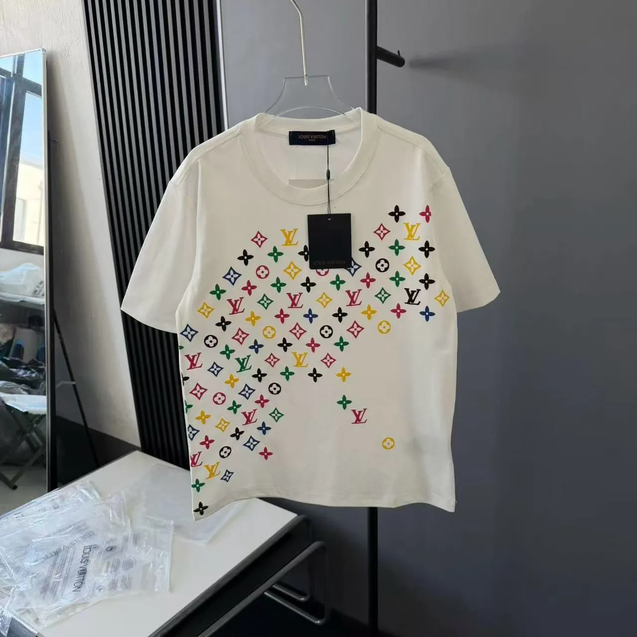 『S-2XL』ラグジュアリーで人気の夏物半袖カップル