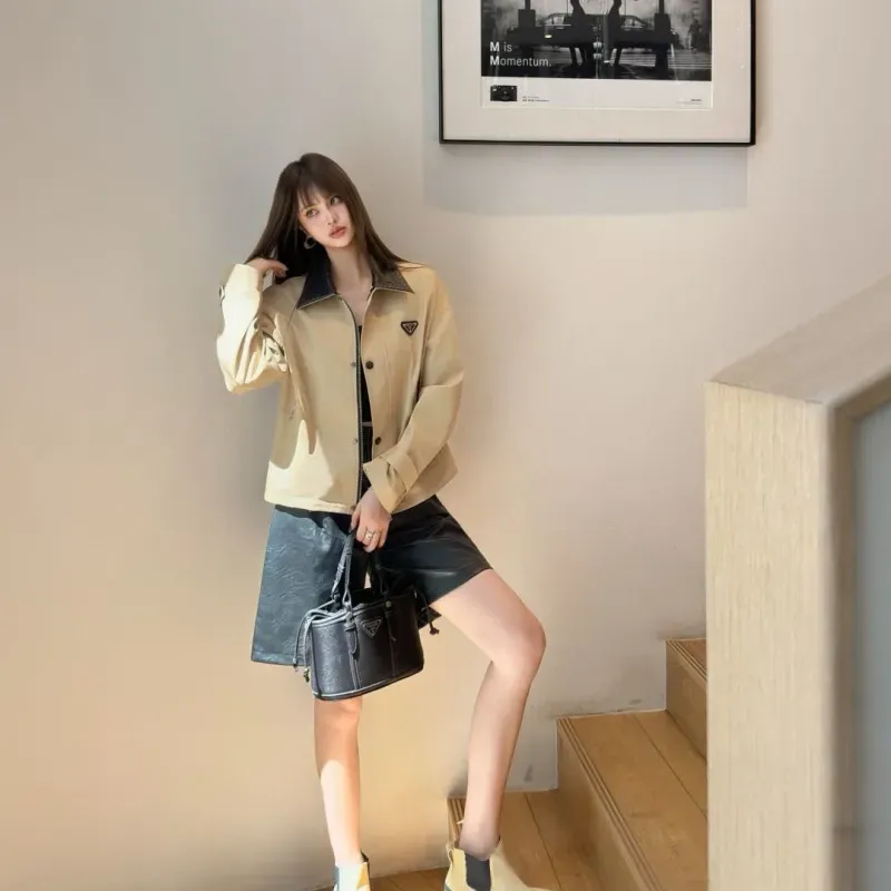 『S-L』好感度UP 最愛の一着 ファッション 折り襟 ジッパー アウター