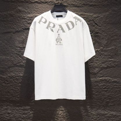 『S-XL』フロッキープリント、レタリング、ラウンドネック、ピュアコットン素材の新作半袖Tシャツ