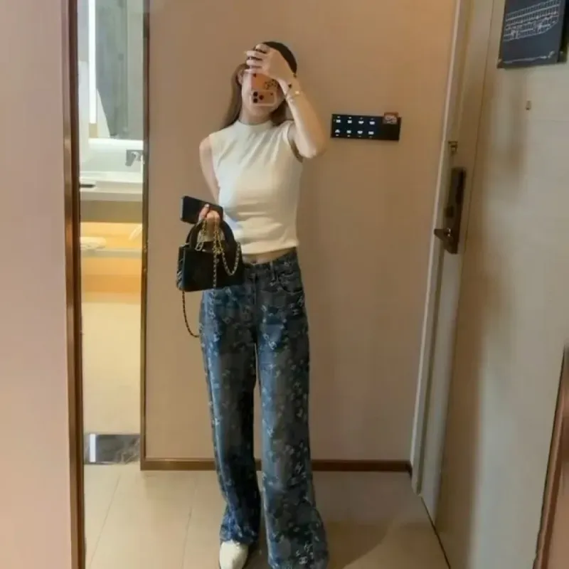 『S-XL』着心地良い 今季も大流行 モード ジャカード デニム パンツ