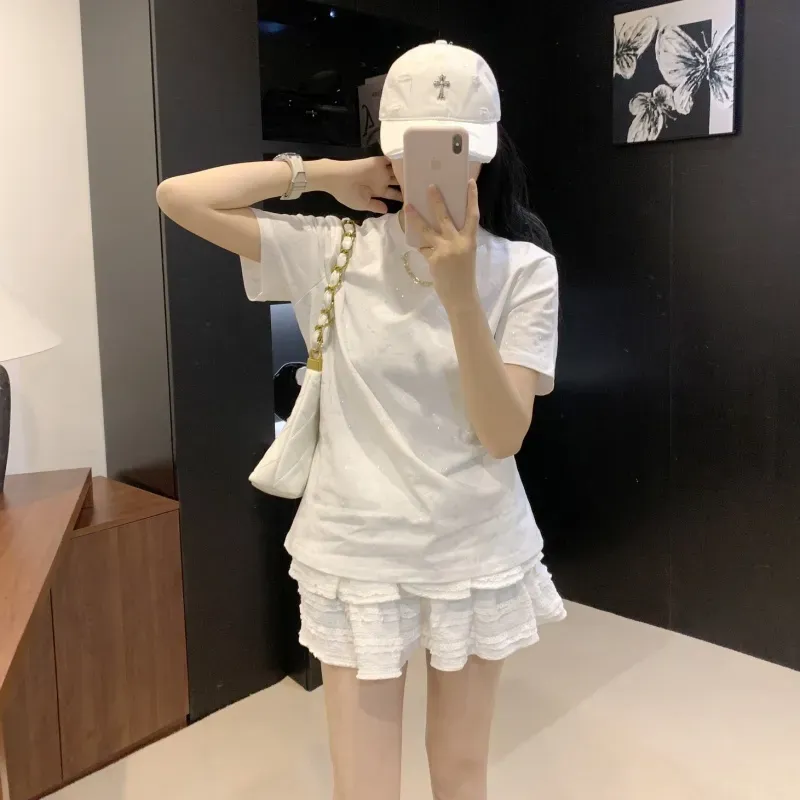 『S-L』大活躍 大人の定番 合わせやすい モード プリント チェーン 半袖 Ｔシャツ