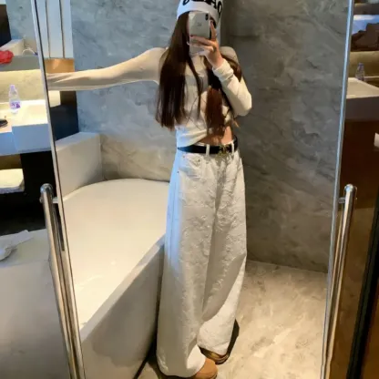 『S-XL』着心地良い 今季も大流行 モード ジャカード デニム パンツ