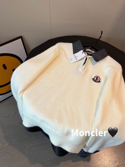 『S-L』新作冬限定版刺繍入りフェイクツーピースカラーセーター