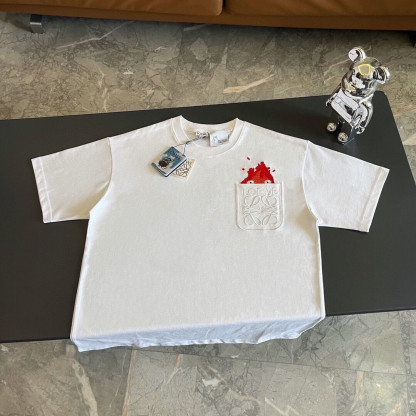 『S-4XL』人気トレンドブランドの万能なゆったり刺繍半袖Tシャツトップス