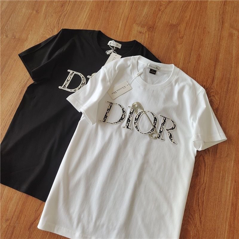 【S-5XL】新作 刺繍ブローチピン ピュアコットン クルーネックTシャツ ユニセックス カジュアル ルーズフィット プラスサイズ 半袖