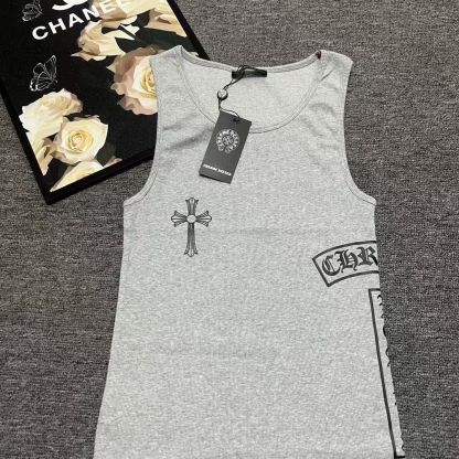 『S-XL』新作サマースリムフィットプリントノースリーブタンクトップ