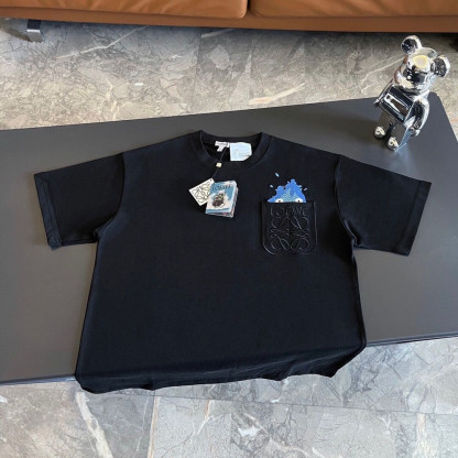 『S-4XL』人気トレンドブランドの万能なゆったり刺繍半袖Tシャツトップス