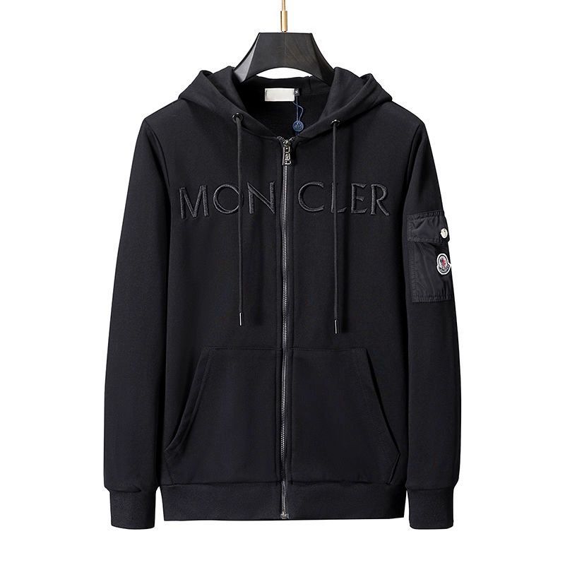 新作秋冬メンズスポーツスーツカーディガンルーズフード付きジャケットツーピースセット