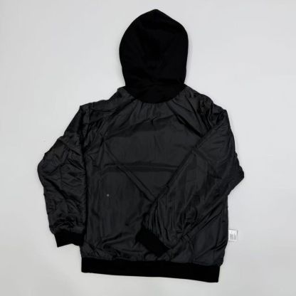 新しいユニセックスの刺繍入りコットンパッド入りジャケット、フード付き、ゆったりとした、カップル向けの暖かいコート。