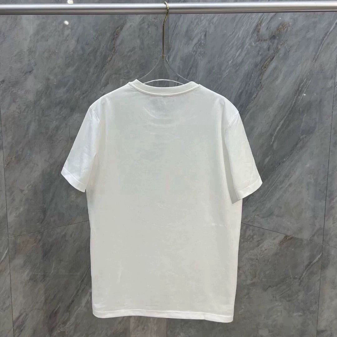 【S-3XL】新しいカジュアルなラウンドネックの純綿のトレンドプリント半袖Tシャツ、ルーズフィット