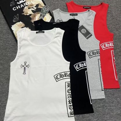 『S-XL』新作サマースリムフィットプリントノースリーブタンクトップ