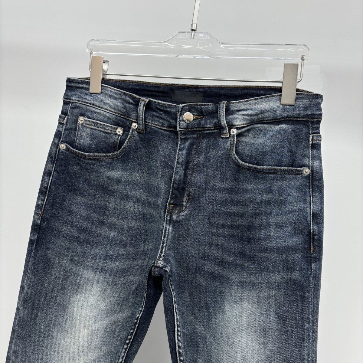『29-38』高級メンズジーンズ、トレンディなブランド、ストレッチスリムフィット、ロングパンツ、スキニージーンズ