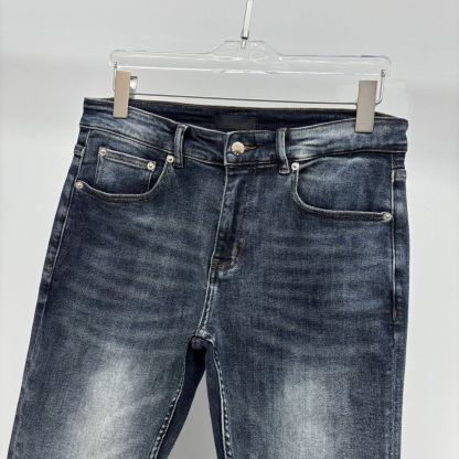 『29-38』高級メンズジーンズ、トレンディなブランド、ストレッチスリムフィット、ロングパンツ、スキニージーンズ