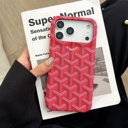 トレンドブランドのスマホケース、セミクローズドハードケース、プレミアムiPhoneケース