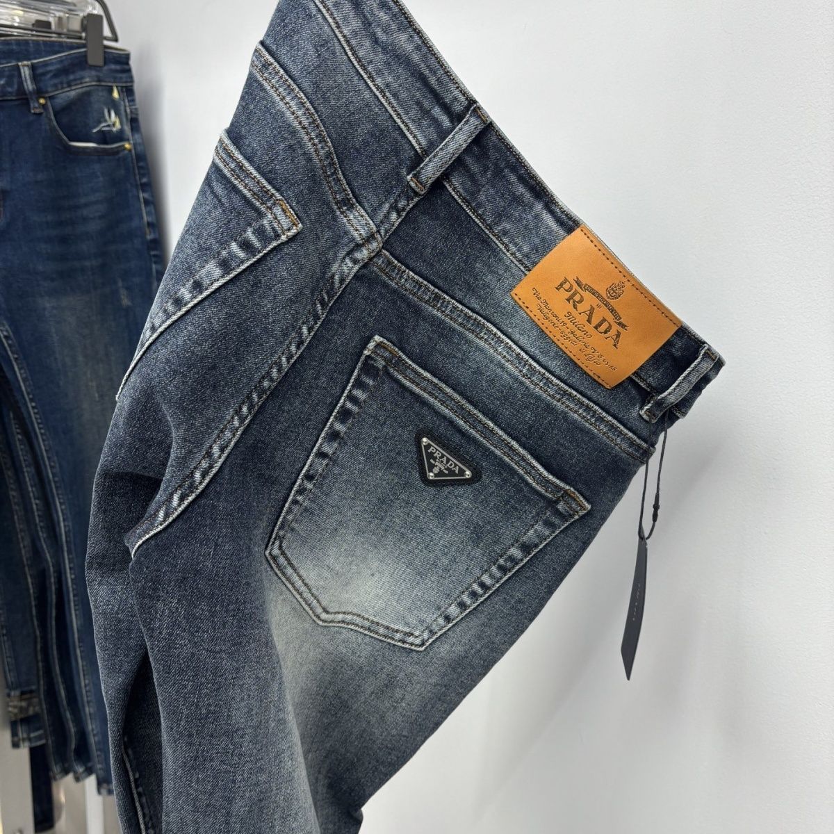 『29-38』高級メンズジーンズ、トレンディなブランド、ストレッチスリムフィット、ロングパンツ、スキニージーンズ