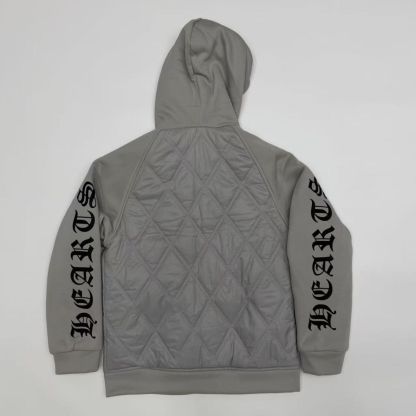 新しいユニセックスの刺繍入りコットンパッド入りジャケット、フード付き、ゆったりとした、カップル向けの暖かいコート。