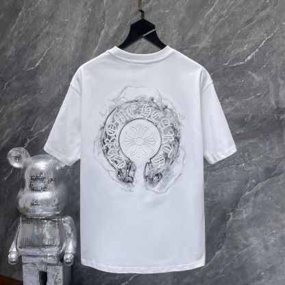 『S-XL』トレンディなプリント柄の半袖Tシャツ ゆったりとした着心地で、通気性に優れ、高品質なトップスです