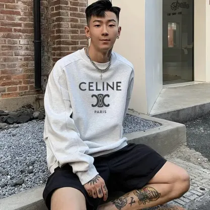 合わせやすい 質感のいい 好感度100％ シンプル カジュアル 通気性 ラウンドネック トレーナー