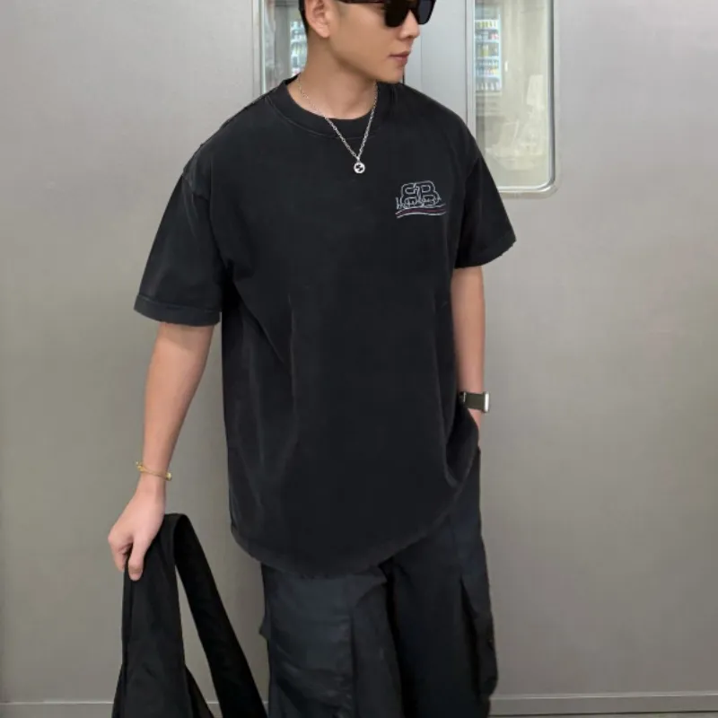『S-5XL』今季も大流行 ファッション シンプルカジュアル 高品質 レトロクール プリントＴシャツ