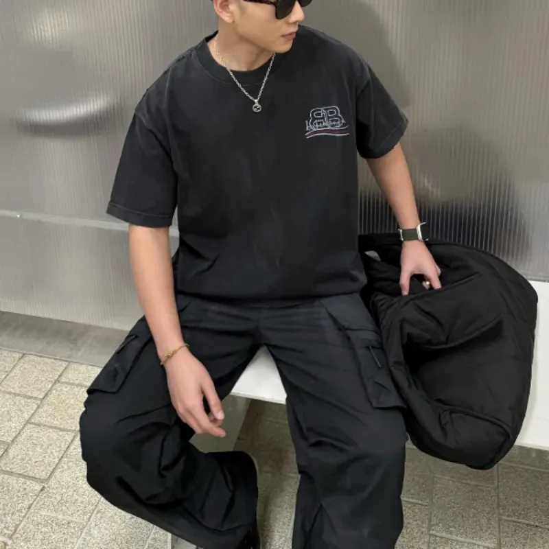 『S-5XL』今季も大流行 ファッション シンプルカジュアル 高品質 レトロクール プリントＴシャツ