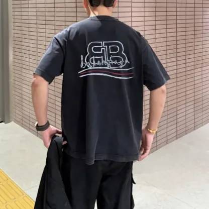 『S-5XL』今季も大流行 ファッション シンプルカジュアル 高品質 レトロクール プリントＴシャツ