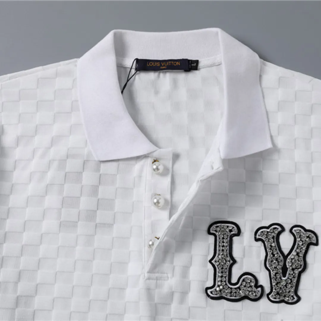 『M-3XL』着回し力抜群 新商品 通勤/OL キレカジ 折り襟 無地 薄地 メンズ ポロシャツ