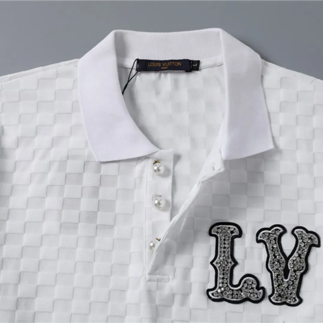 『M-3XL』着回し力抜群 新商品 通勤/OL キレカジ 折り襟 無地 薄地 メンズ ポロシャツ