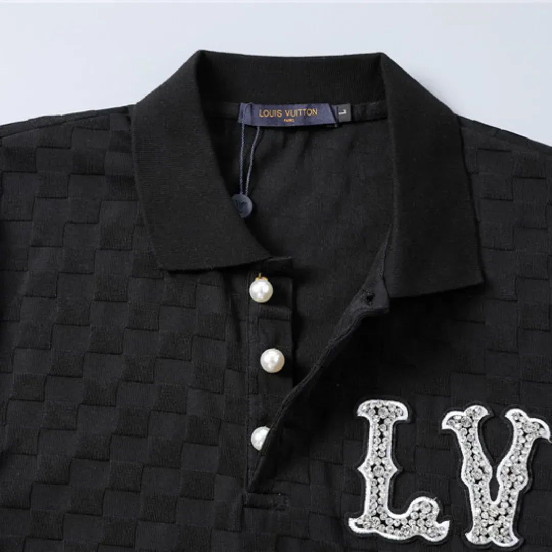 『M-3XL』着回し力抜群 新商品 通勤/OL キレカジ 折り襟 無地 薄地 メンズ ポロシャツ