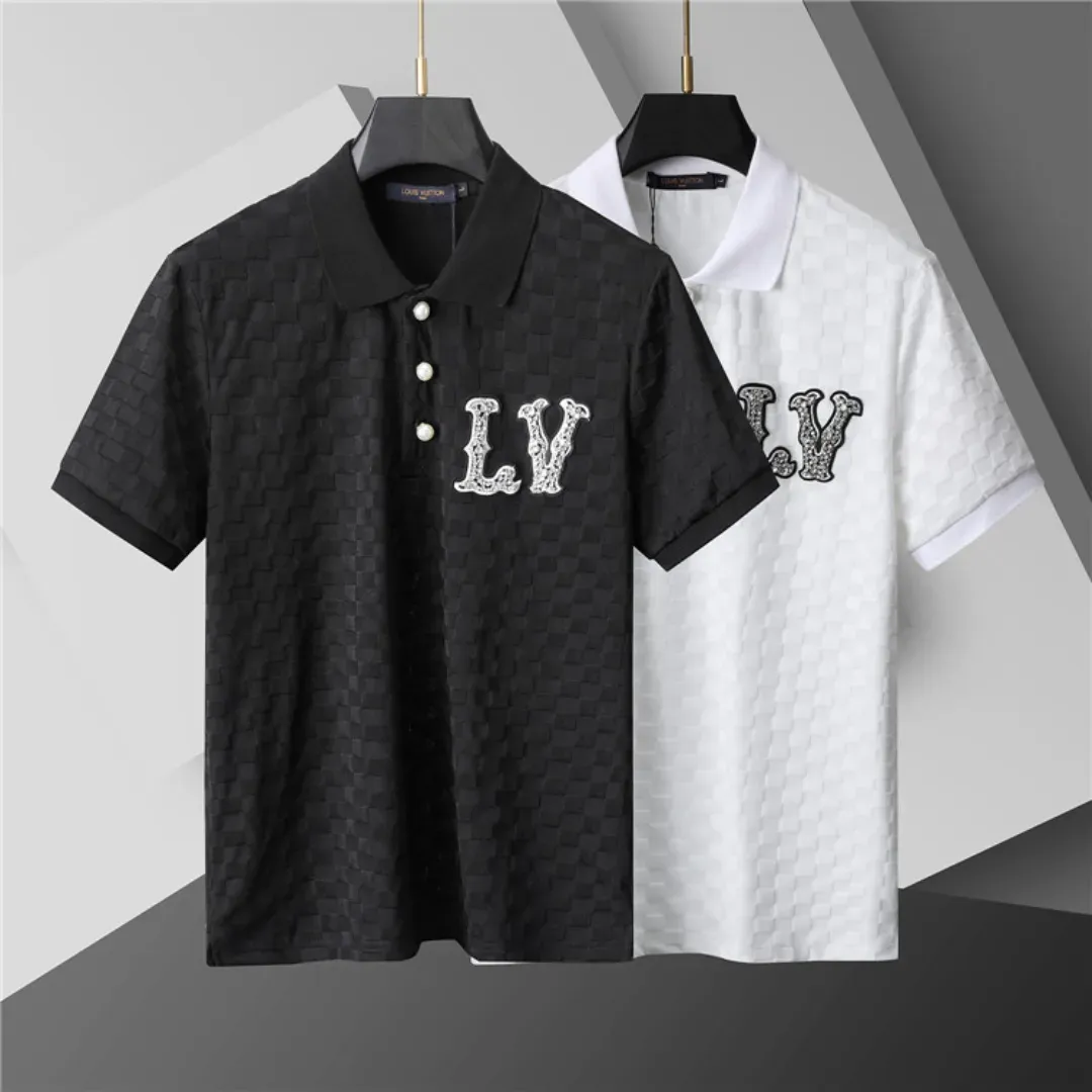 『M-3XL』着回し力抜群 新商品 通勤/OL キレカジ 折り襟 無地 薄地 メンズ ポロシャツ