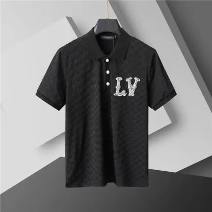 『M-3XL』着回し力抜群 新商品 通勤/OL キレカジ 折り襟 無地 薄地 メンズ ポロシャツ