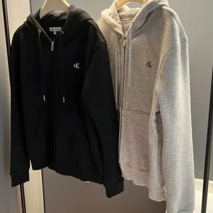 『S-4XL』激売れ中 絶対欲しい シンプル ファスナー フード付き アウター