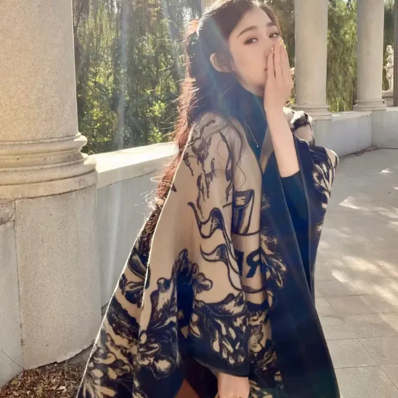 着心地抜群 シンプルデザイン 快適 高品質 秋冬万能アイテム カシミヤ生地 ショール