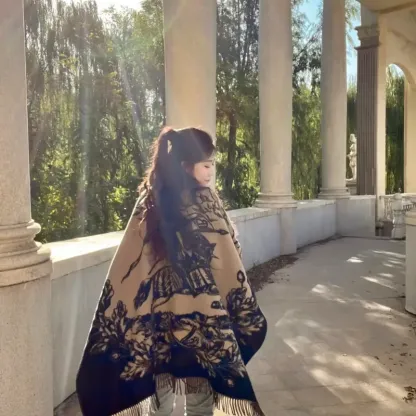 着心地抜群 シンプルデザイン 快適 高品質 秋冬万能アイテム カシミヤ生地 ショール