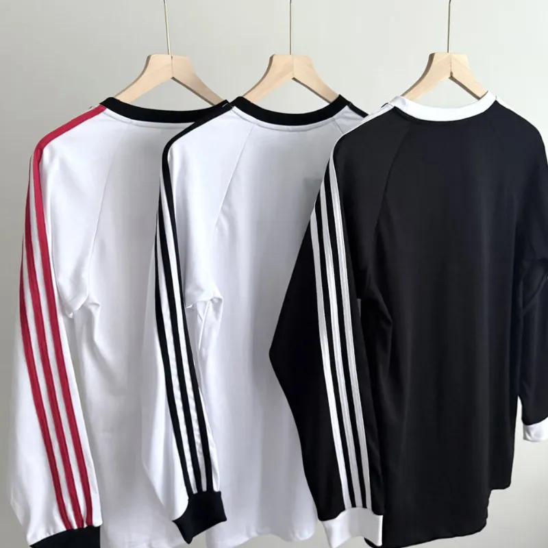 『S-3XL』おすすめ 大活躍 大人の定番 カジュアル 無地 3カラー 通気性 快適 長袖 Ｔシャツ