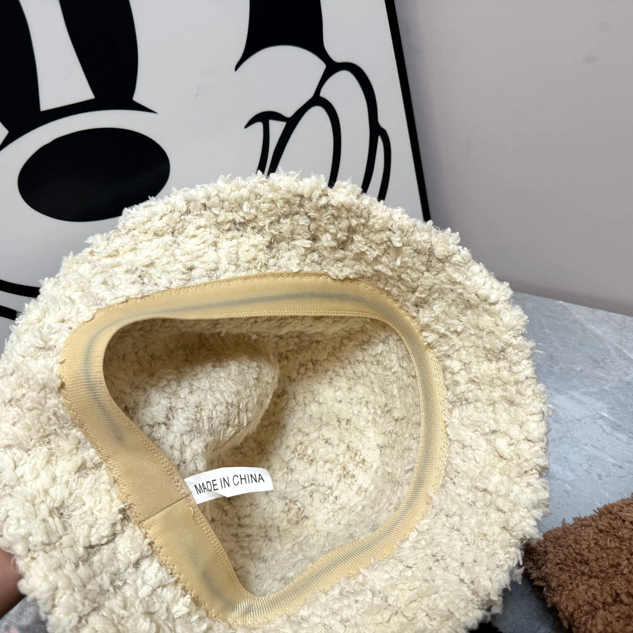 大人っぽ可愛い！暖か素材 ゆったりシルエット4カラー 帽子