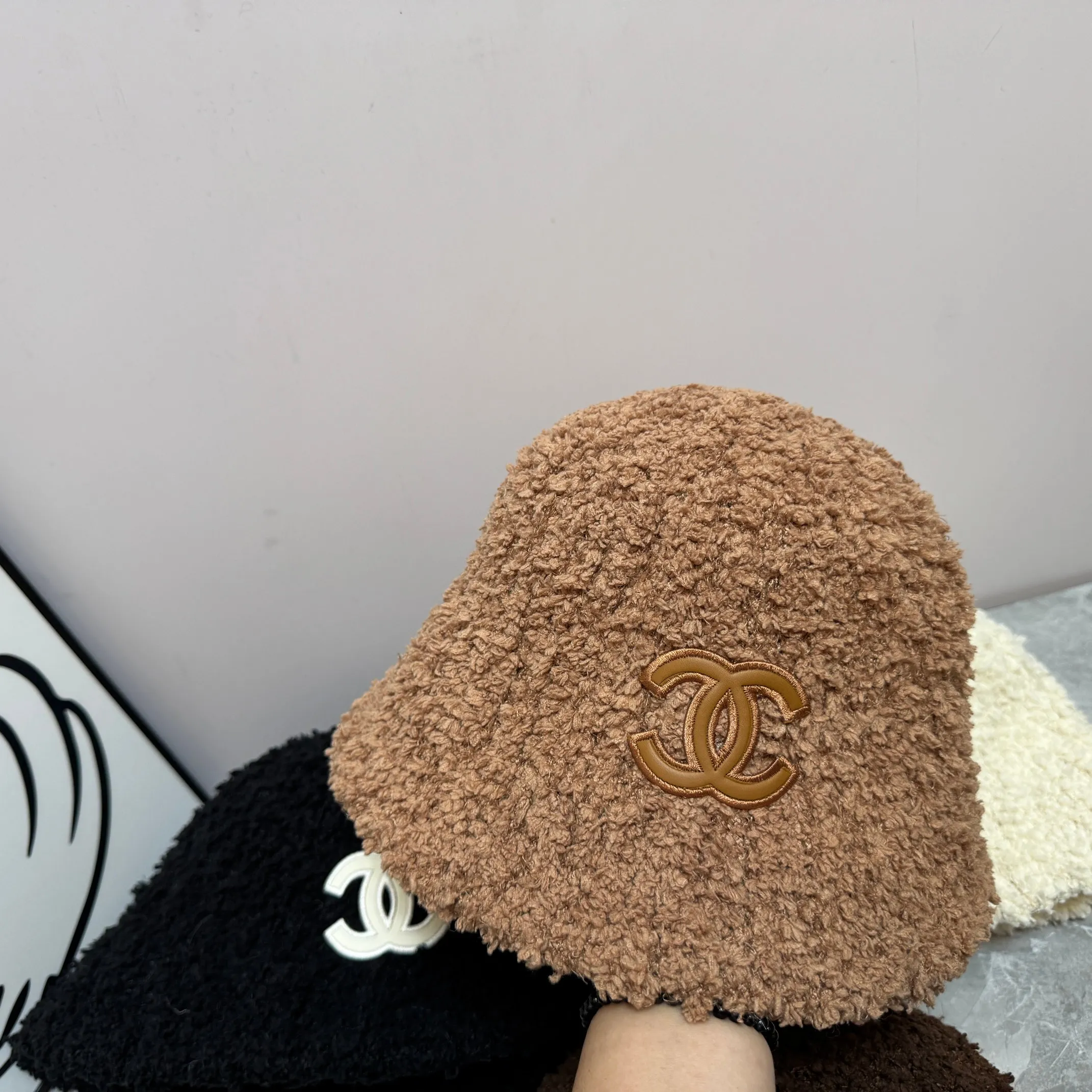 大人っぽ可愛い！暖か素材 ゆったりシルエット4カラー 帽子