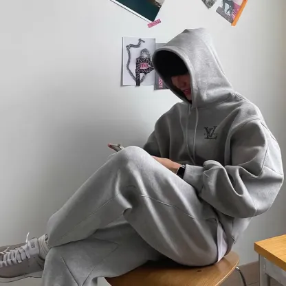 『M-5XL』大活躍 気質いい おしゃれ スポーツ シンプル 若見え パーカー セットアップ