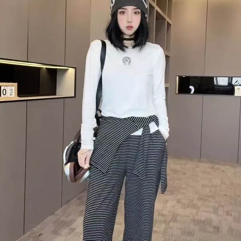『M-2XL』取り入れたい 快適 通気性 シンプル 合わせやすいプリント長袖Tシャツ