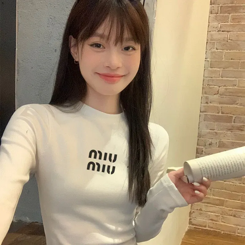 『M-2XL』NO.1人気 シンプル エレガント セクシーストレッチ若見え 長袖Tシャツ