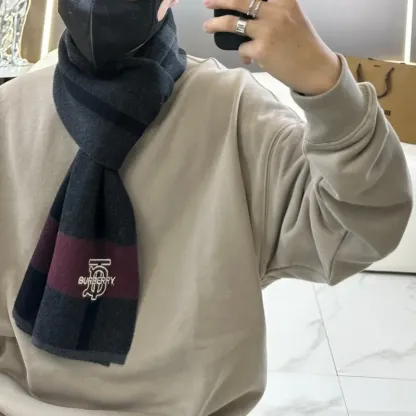 話題沸騰中 存在感 チェック柄 冬 可愛い 暖かい メンズ マフラー