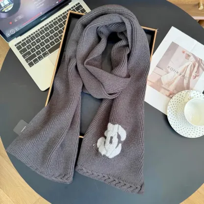 おすすめ 今季も大流行 上品 ファッション ウール 3カラー ニット生地 マフラー