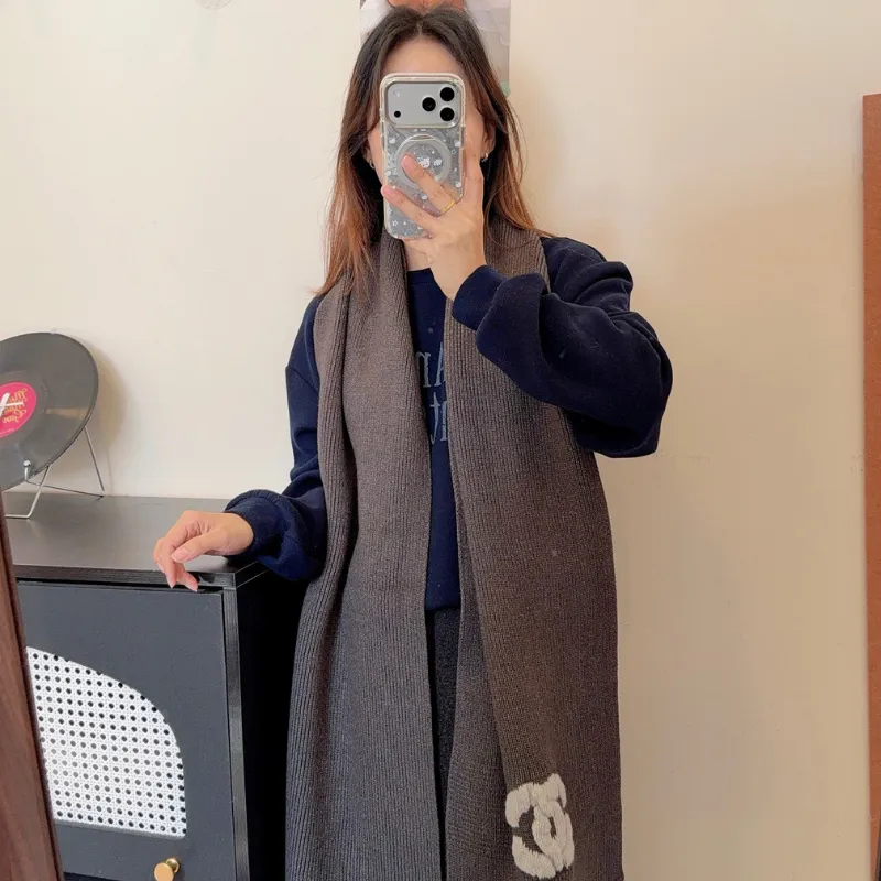 おすすめ 今季も大流行 上品 ファッション ウール 3カラー ニット生地 マフラー