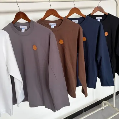 『S-3XL』NO.1人気 優しい雰囲気 ノームコア ラウンドネック 長袖Ｔシャツ