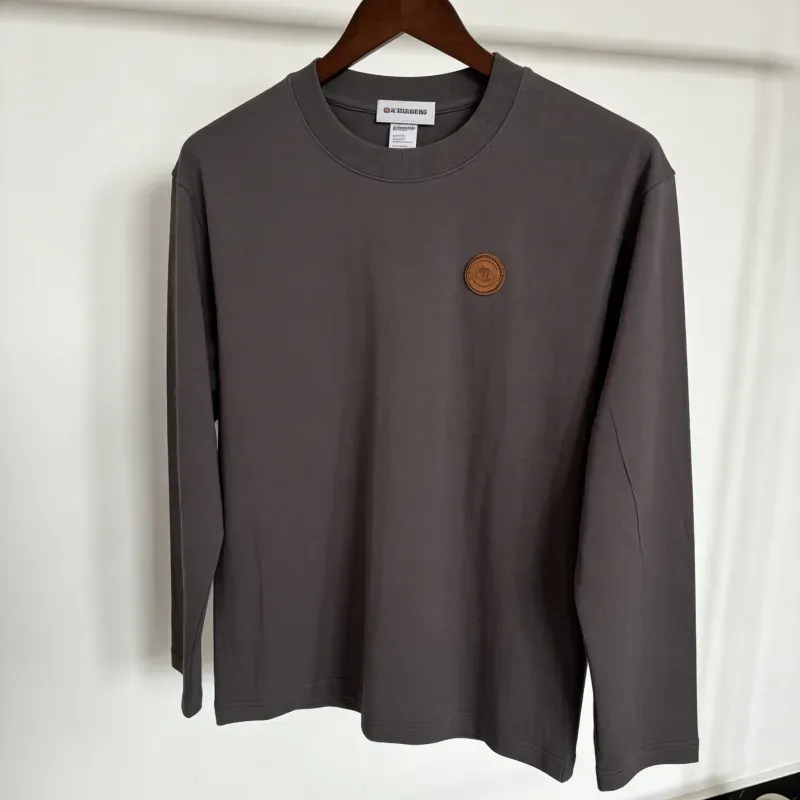 『S-3XL』NO.1人気 優しい雰囲気 ノームコア ラウンドネック 長袖Ｔシャツ