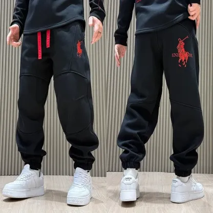 『M-4XL』単品注文 高級感 大活躍 組み合わせやすい ストリート 裏起毛 トレーナー/パンツ